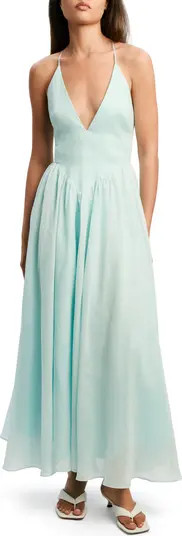 Bardot Arletha Halter Fit & Flare Maxi Dress | Nordstrom | Nordstrom