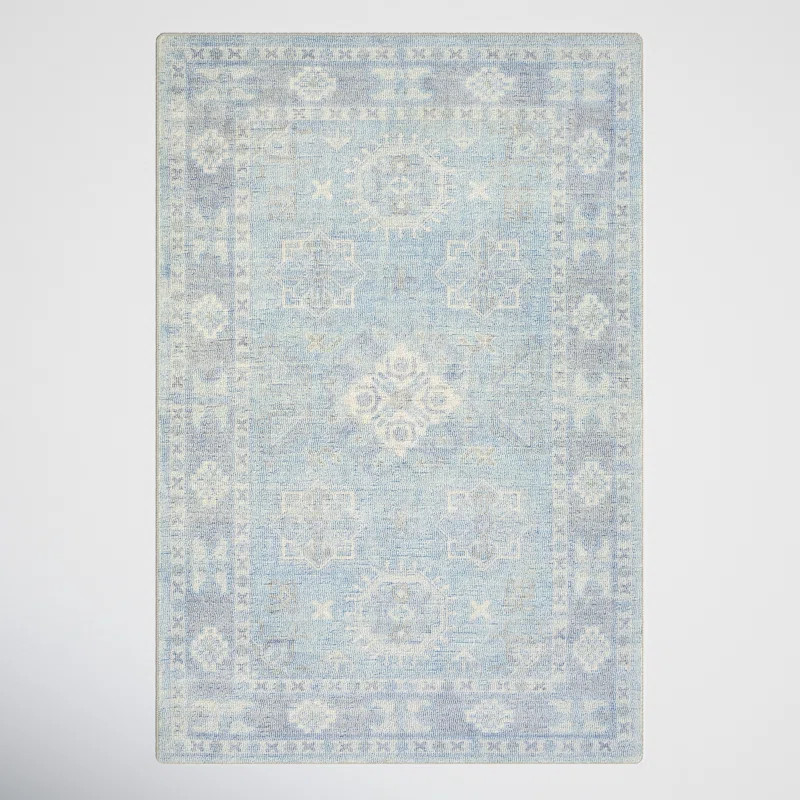 Hopkins Handmade Denim/Sky Blue Rug | Wayfair North America