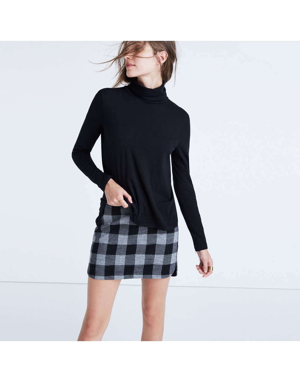 Whisper Cotton Turtleneck | Madewell