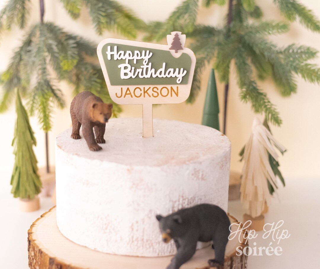 Happy Camper First Birthday, National Park Cake Topper, Adventure First Birthday, Little Explorer... | Etsy (US)