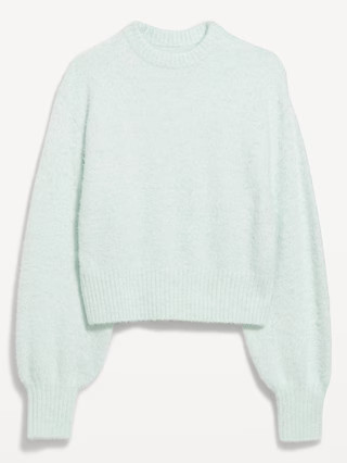 Crew-Neck Eyelash Sweater | Old Navy (US)