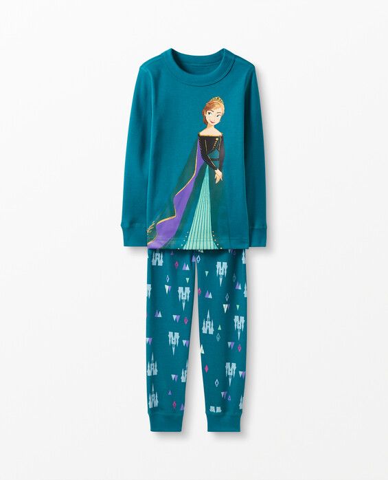 Disney Frozen 2 Long John Pajamas In Organic Cotton | Hanna Andersson