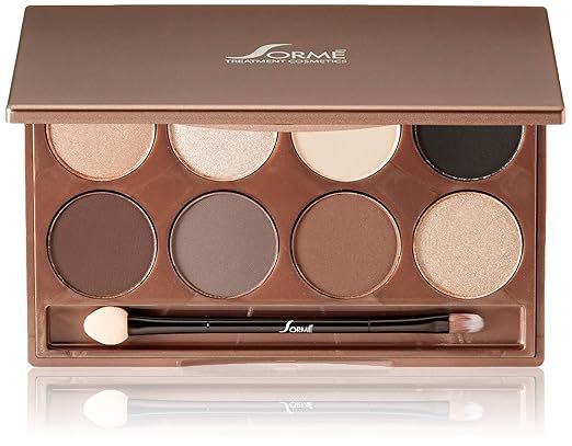 Sorme Cosmetics Accented Hues Eyeshadow Palette in Warm (0.64oz) | 8 Pans of Metallic, Shimmer, a... | Amazon (US)
