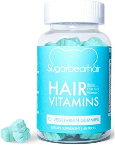 SugarBearHair Vitamins, Vegan Gummy Hair Vitamins with Biotin, Vitamin D, Vitamin B-12, Folic Aci... | Amazon (US)