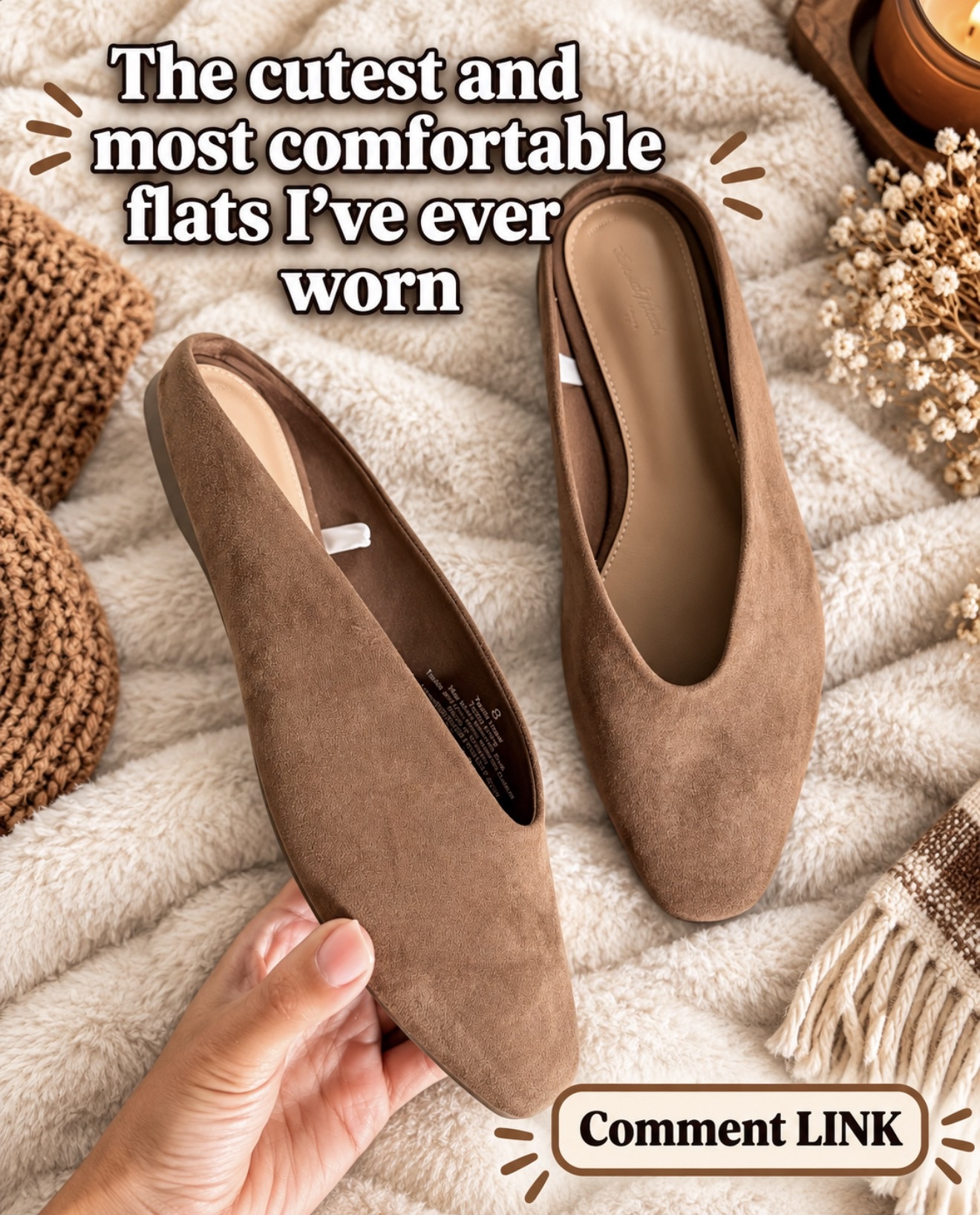 I’m not exaggerating—these might be the cutest and most comfortable flats I’ve ever worn 😍 Such a good everyday fall shoe! Comment LINK and I’ll send them over.

#LTKOver40 #LTKSeasonal #LTKootd
