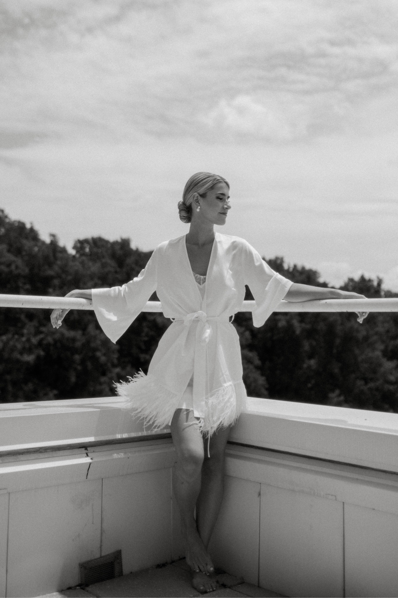 Getting ready wedding day robe and slip 🤍 Super soft and cozy! 

#LTKstyletip #LTKwedding