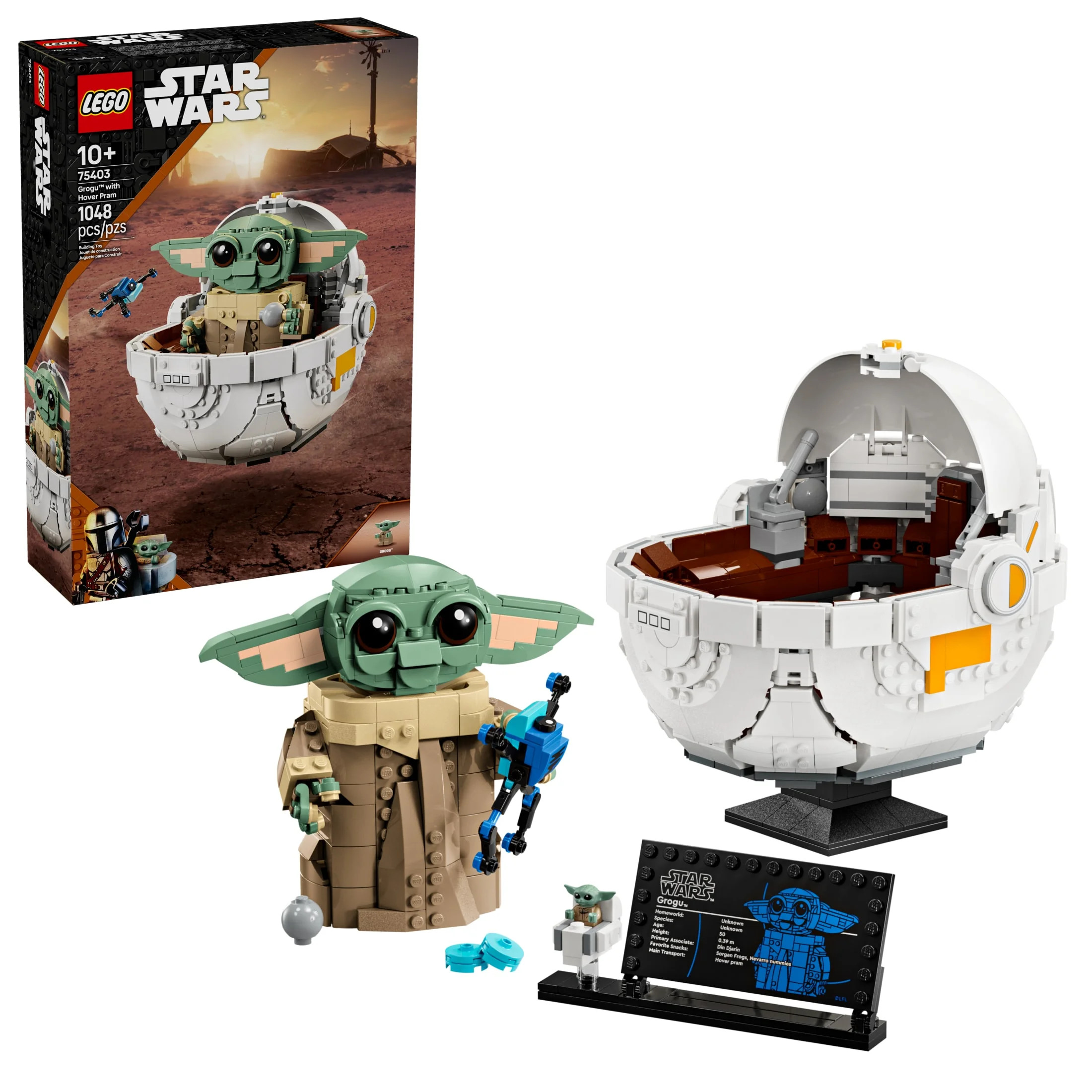 LEGO Star Wars Grogu with Hover Pram Building Toy Set - Star Wars Toy for Kids, Boys & Girls, Age... | Walmart (US)