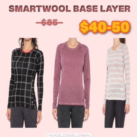 Smartwool Base Layers on Sale! Normally $85-110 now at under $50!🤗Love wearing this brand to layer especially for Snow and other outdoor activities!😘If you get cold easily, you’ll love these! 😉



#sierra #smartwool #baselayer #womensbaselayer #wool #ltkunder50 #ltkunder100 #longsleevetop #ltktravel #ltkseasonal #ltkstyletip #ltkworkwear #cybermonday #cyberdeals

#LTKsalealert #LTKCyberweek #LTKGiftGuide