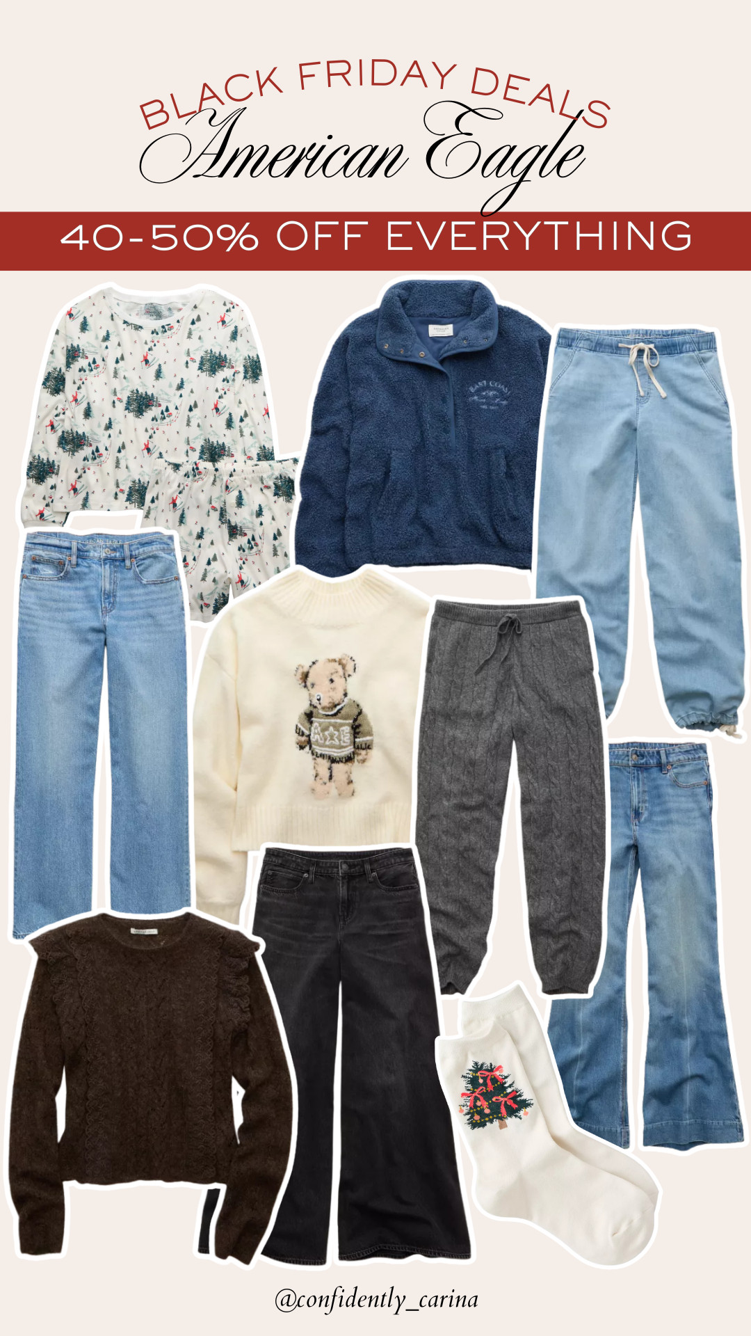 40-50% off everything at American Eagle for black friday!! 

 #LTKCyberWeek #LTKGiftGuide #LTKHoliday