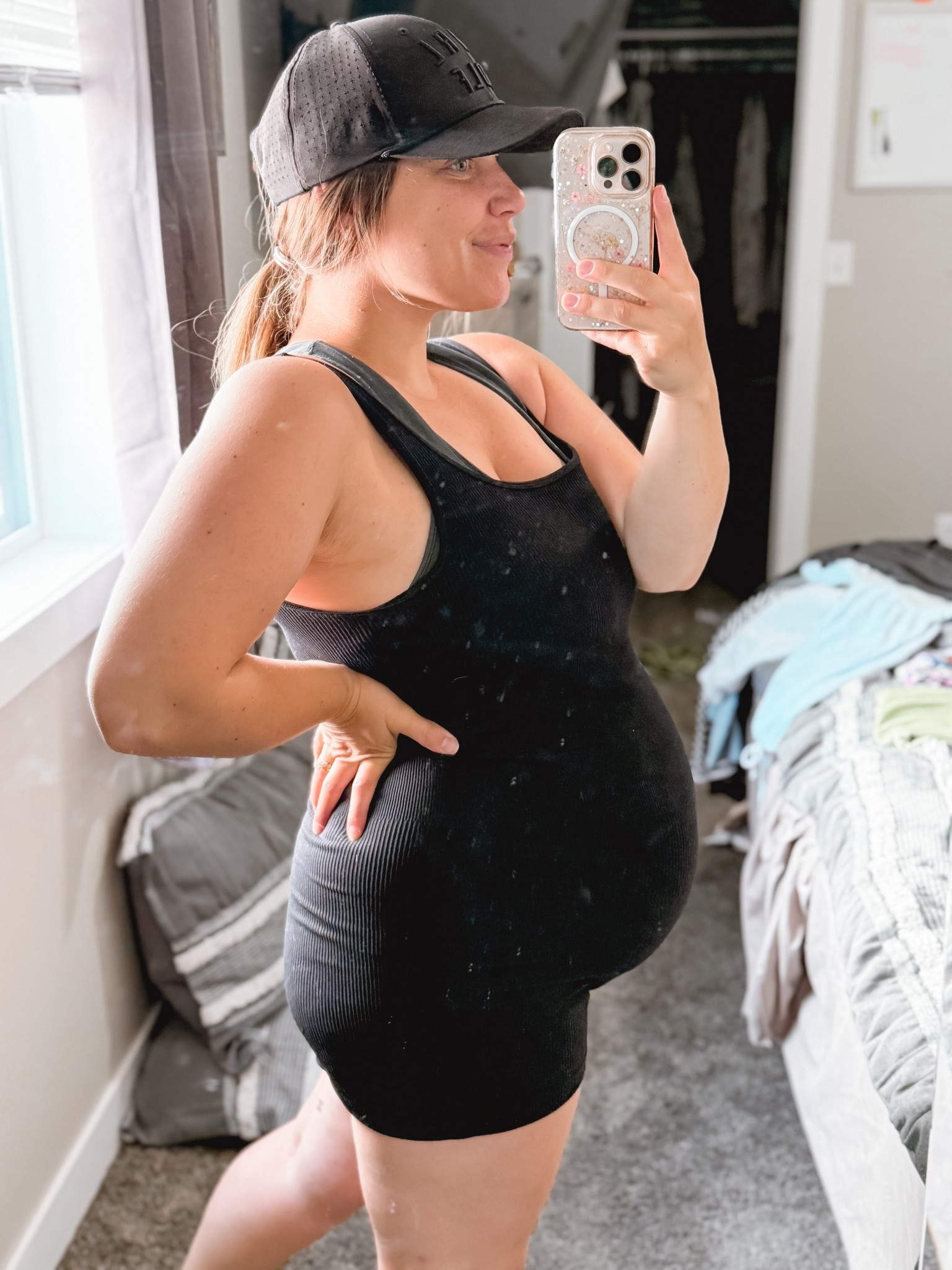 The perfect ribbed romper! The stretch makes it extremely comfortable. perfect as is, or with a flannel, linen coverup or shirt over! Maternity staple🥰

#LTKBaby #LTKBump #LTKActive