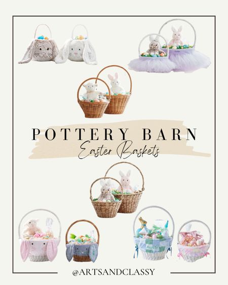 Check out these adorable and seasonal Pottery Barn Easter Basket finds for this upcoming Easter season! Choose from minimal to classic to colorful to get in the spirit. These Easter baskets and basket liners can be customized to save and use for years to come 

#LTKSeasonal #LTKsalealert #LTKkids