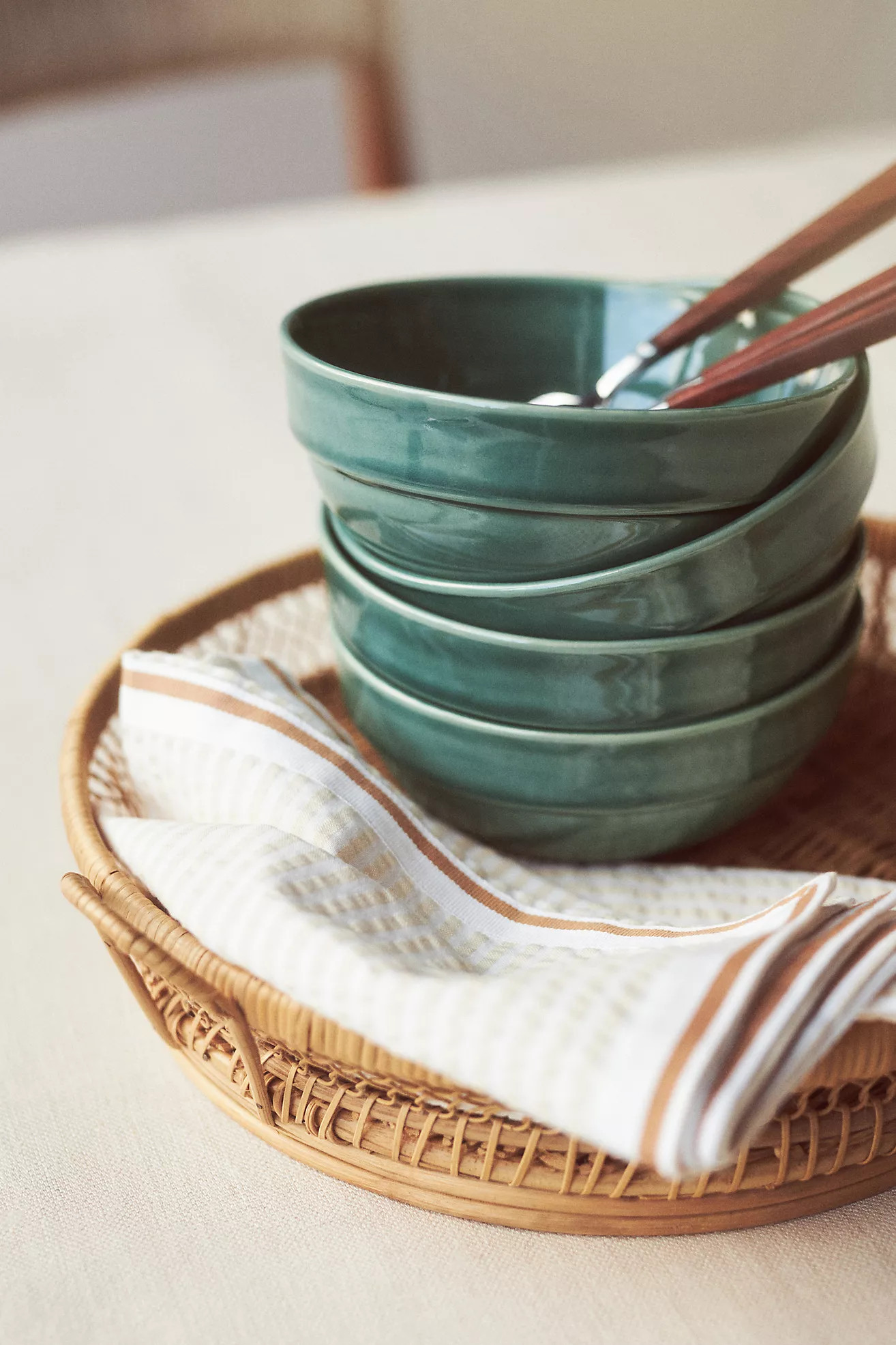 The Rowen Portuguese Stoneware Cereal Bowls, Set of 4 | Anthropologie (US)