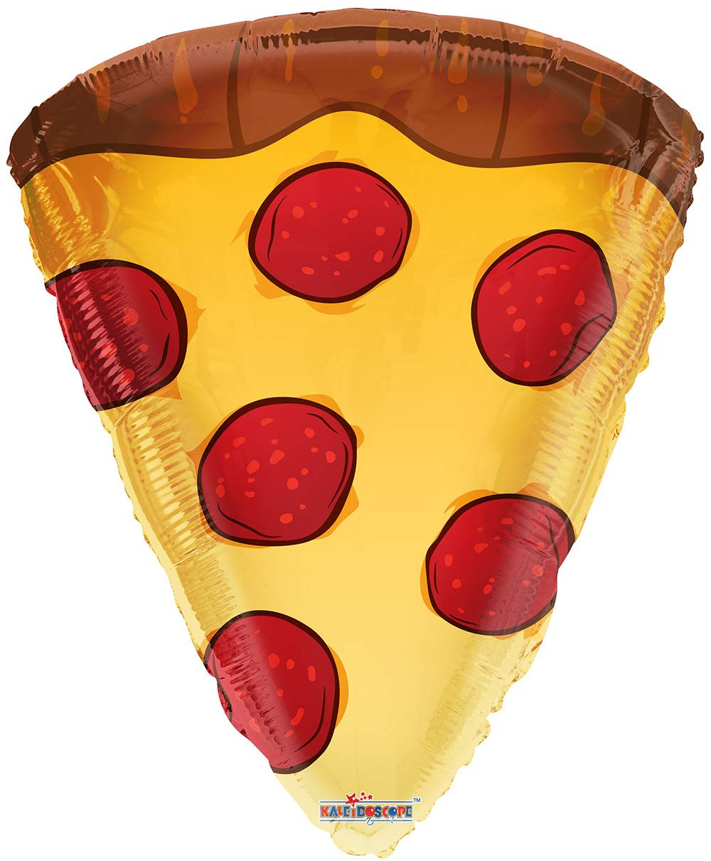 Pizza Slice Shaped Mylar Balloons - 5 Pack | Amazon (US)