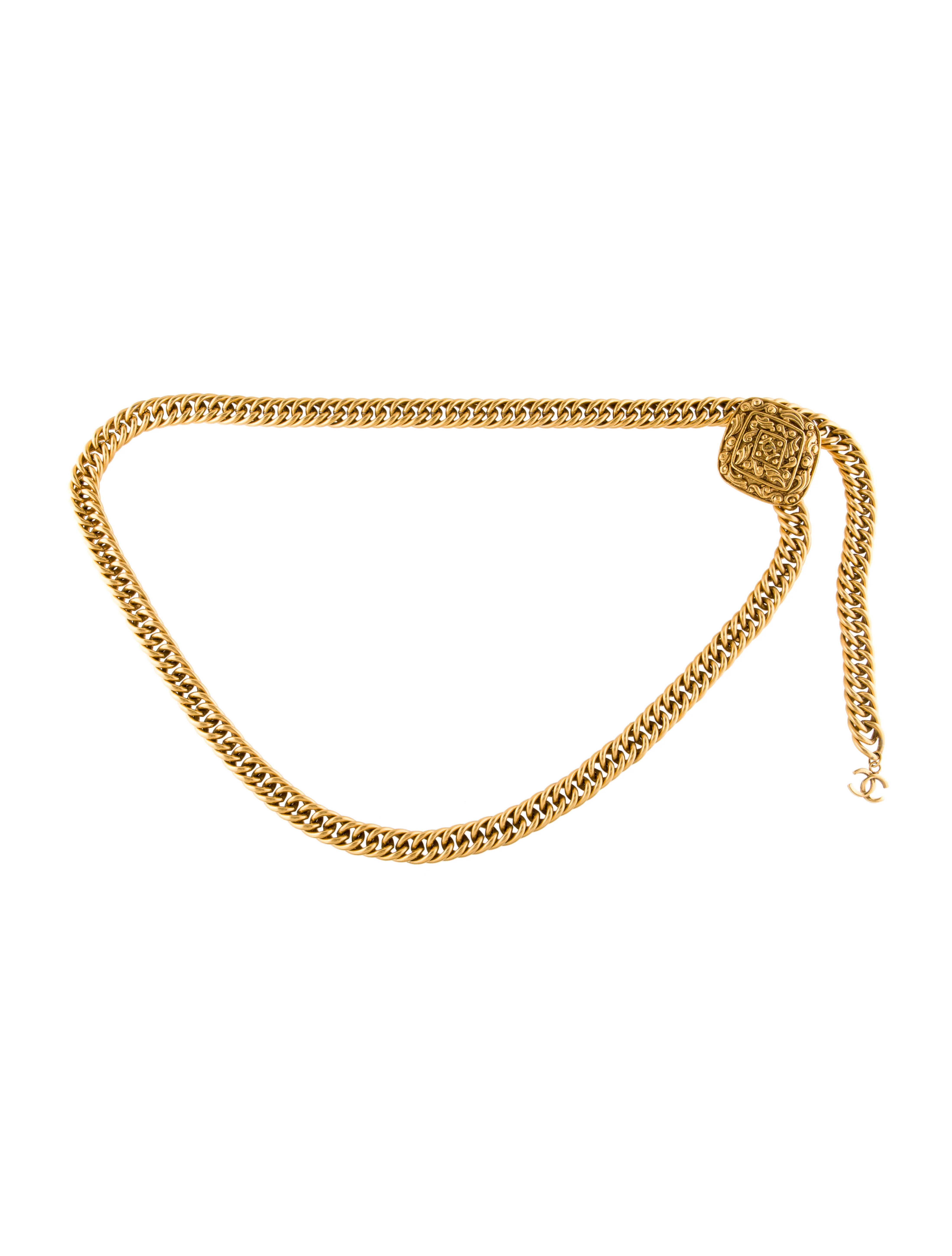 Vintage Late 1980's - Early 1990's Chain-Link Belt | The RealReal