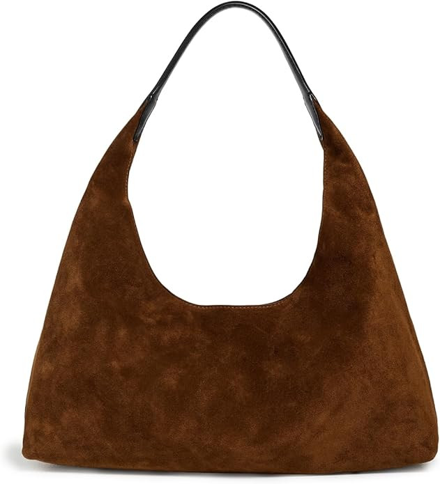 Madewell Women's The Mylie Shoulder Bag in Italian Suede | Amazon (US)