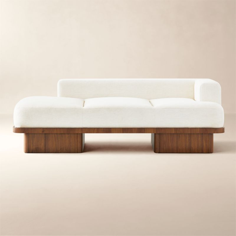 Serafin Modern White Performance Fabric Daybed + Reviews | CB2 | CB2