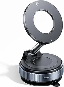 REOKILY 2026 Upgraded Vacuum Magnetic Car Phone Holder 360° Reinforced 96LBS Ultra Suction Cup P... | Amazon (US)
