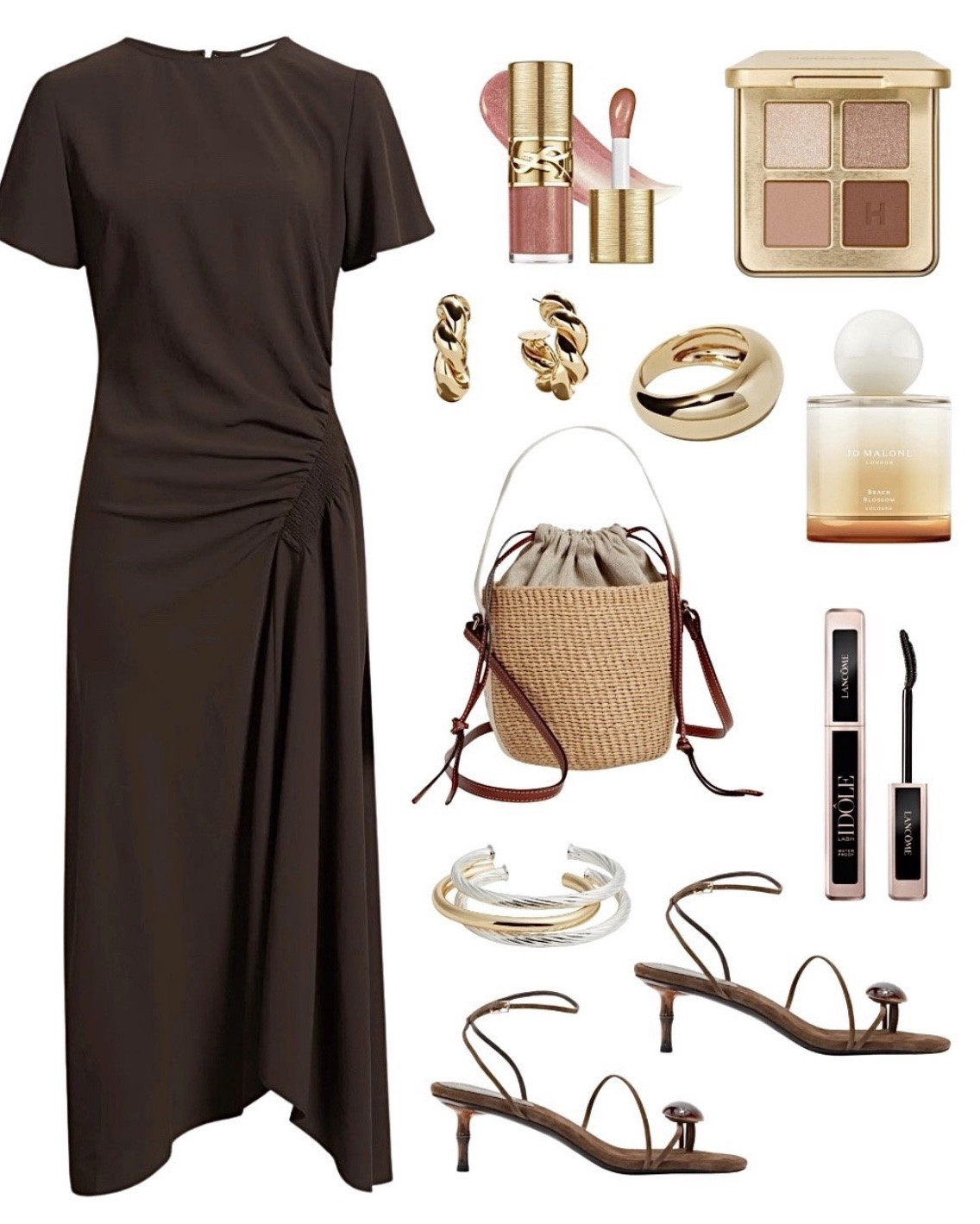 Brown dress
Spring outfit 
Summer outfit 
Bucket bag

#LTKSeasonal #LTKootd #LTKgrwm #LTKdayinmylife