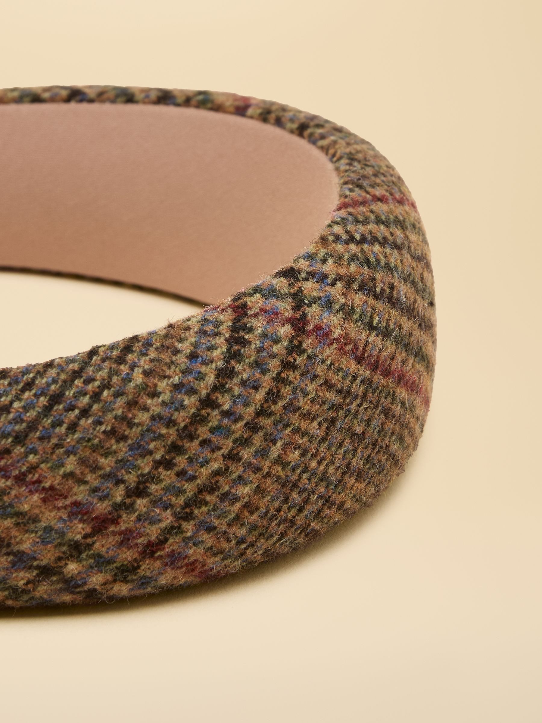 Tessie Neutral Tweed Headband | Joules | Joules