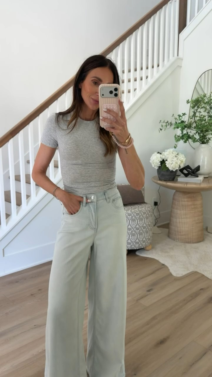 These jeans are giving that effortless, expensive looking denim vibe. Paired with a simple fitted tee, it becomes one of those easy outfits that feels polished without trying too hard.

wide leg jeans, light wash denim, elevated basics, casual chic outfit, everyday style, neutral outfit ideas, effortless fashion, denim outfit inspiration, annabrstyle

#LTKootd #LTKSeasonal #LTKOver40