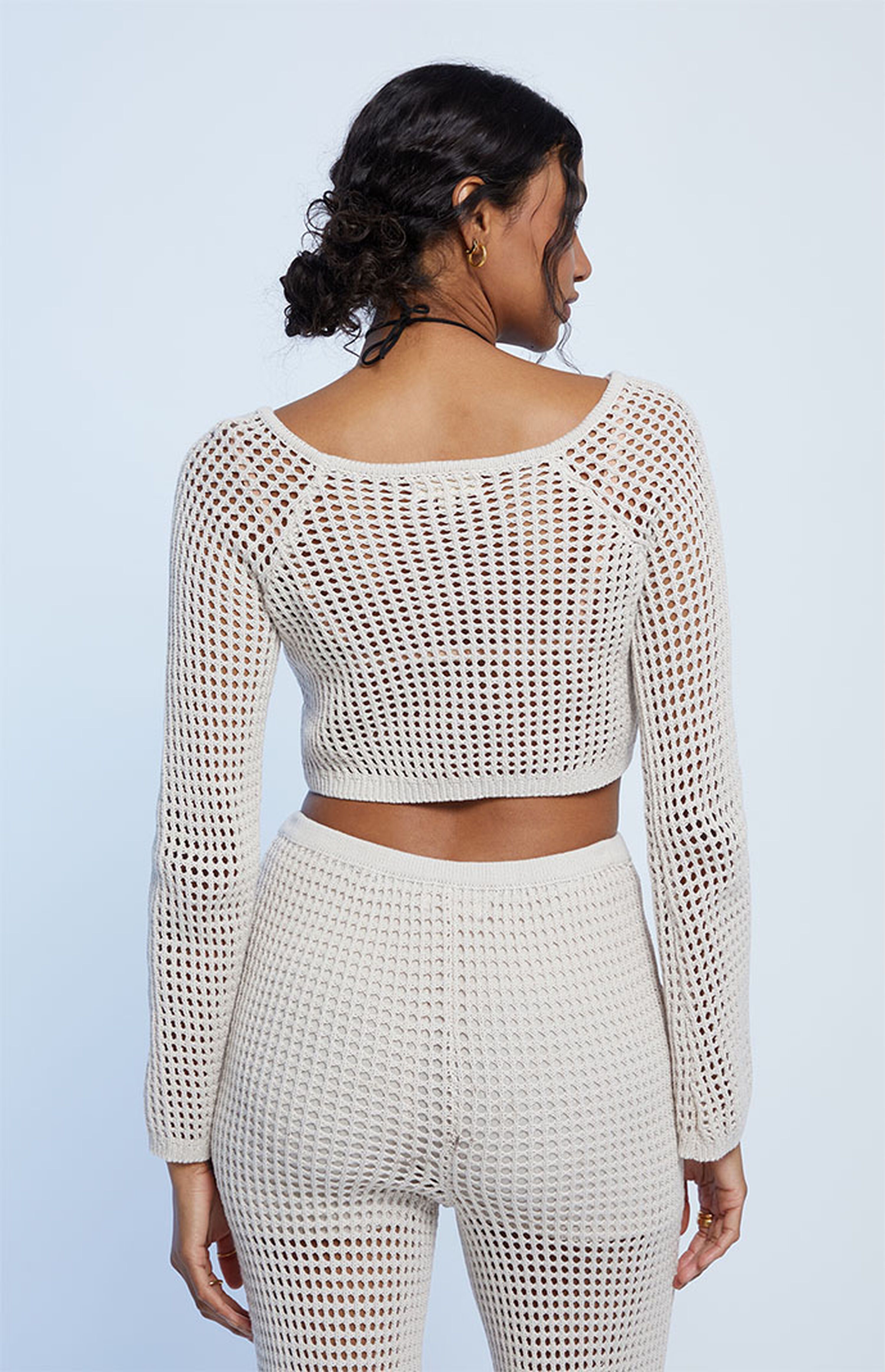 LA Hearts Ava Crochet Sweater | PacSun