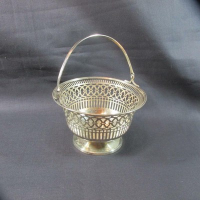 STERLING SILVER HANDLED FILIGREE BASKET, 80g  | eBay | eBay US