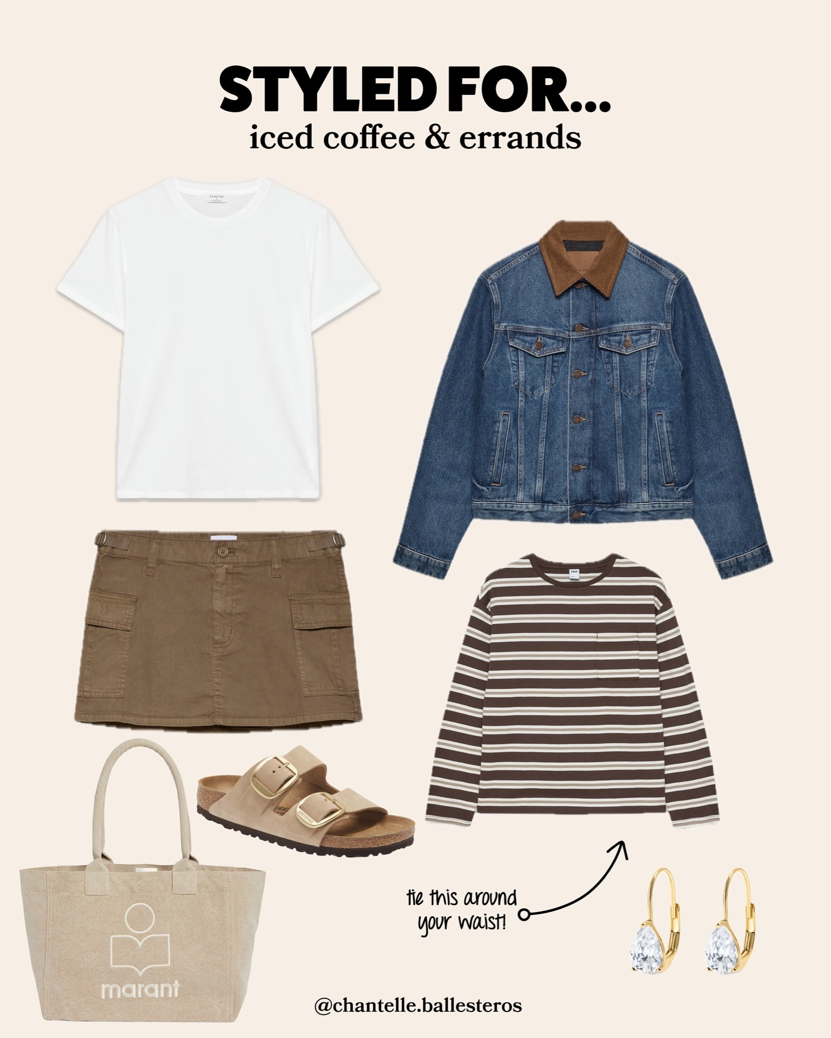 My ideal weekend: iced coffee, slow walks through Target, and a cute outfit ☕️☀️🫶🏻 I love this cargo skirt & denim jacket combo!

#LTKdayinmylife #LTKgrwm #LTKootd