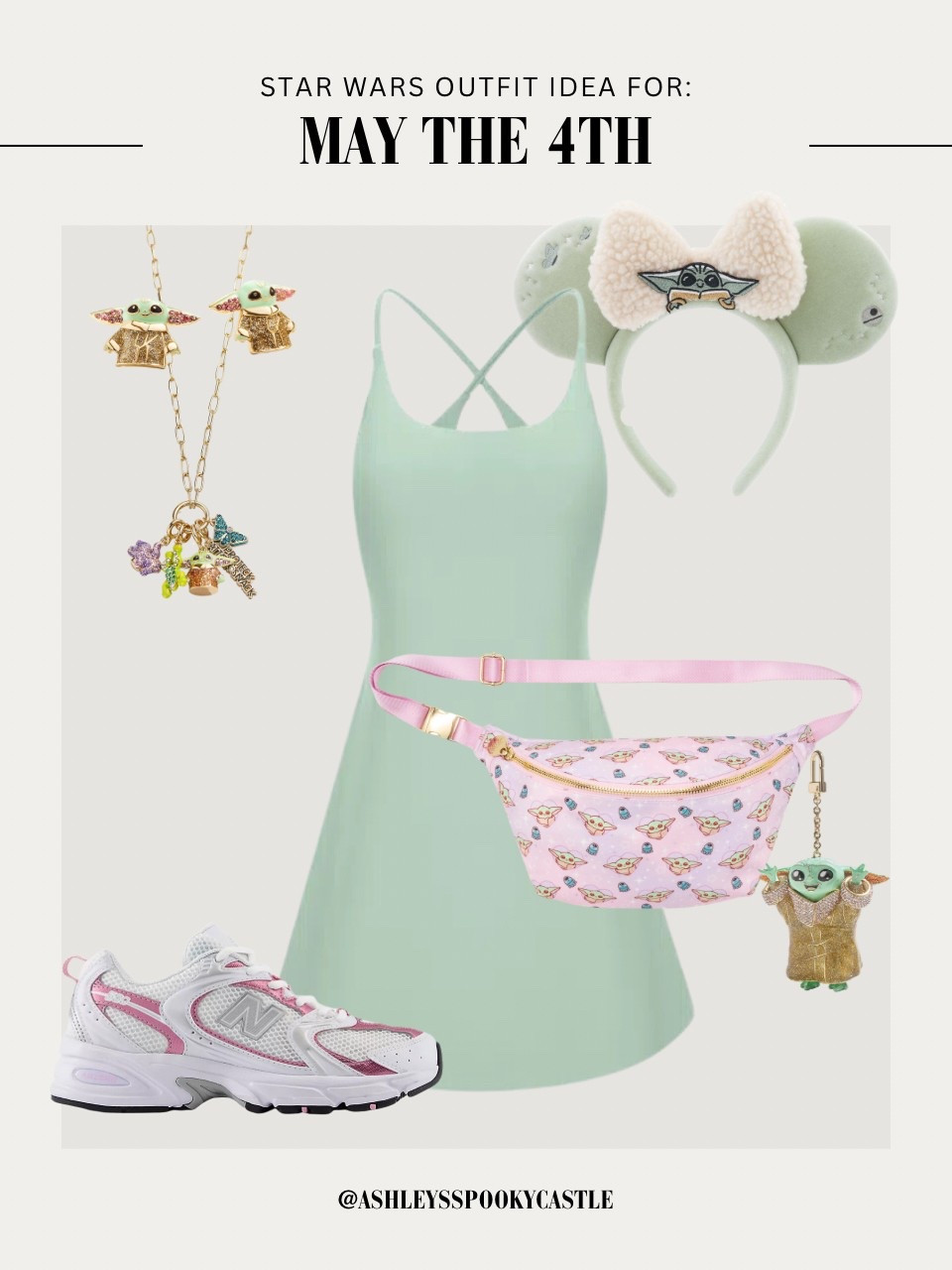 Grogu outfit idea for May the 4th 

Disney World Outfit, Disneyland Outfit, Disney Parks Outfit, Magic Kingdom Outfit, Epcot Outfit, Hollywood Studios Outfit, Animal Kingdom, Disney Vacation, Disney Trip

#LTKStyleTip #LTKSeasonal #LTKActive