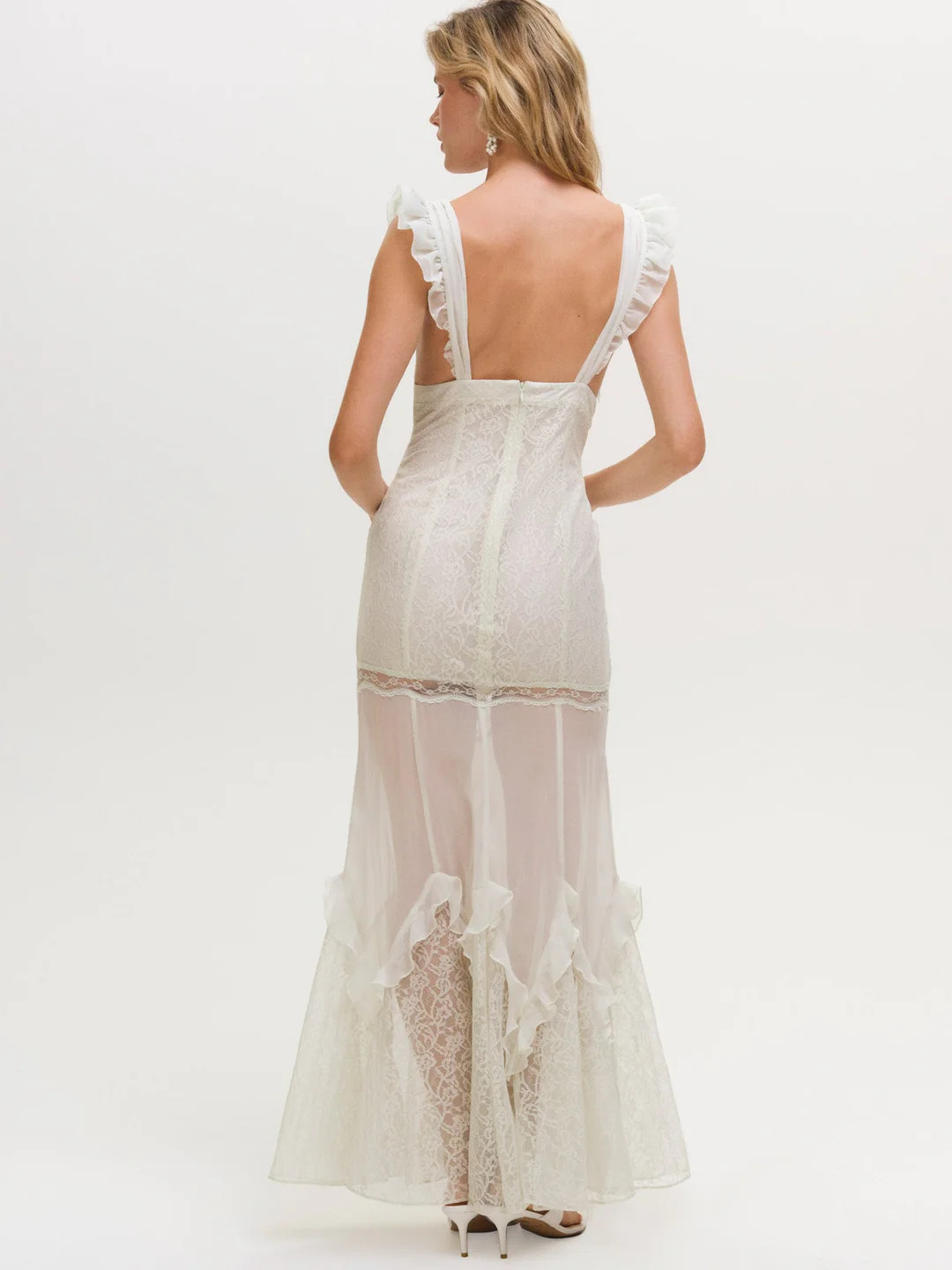 Delicate Lace Maxi Dress \u2014 Baby Mint | For Love & Lemons