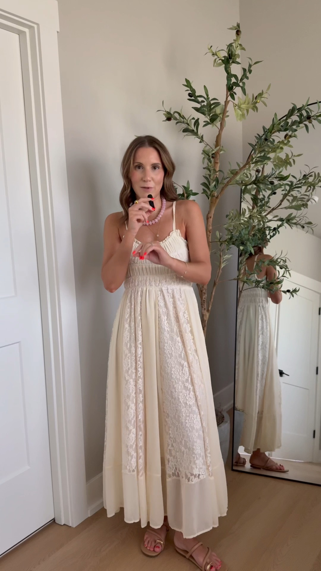 The most stunning Amazon dress! It’s double lined so not see through with a comfortable stretchy smocked top and adjustable straps. Wearing a size small

Amazon fashion, Amazon finds, look for less, summer style