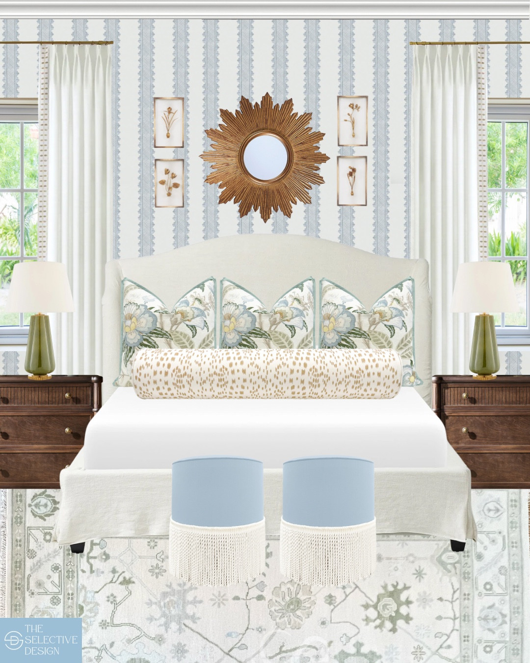 Soft, layered, and full of charm ✨ This bedroom strikes the perfect balance between classic and fresh, with cozy layers and intentional details. The stunning rug from @southernrugstx anchors the room and adds the perfect finishing touch.

To shop the rug visit SouthernRugsTX.com - this rug is the “Addison”

Swipe to see how ChatGPT turned this bedroom mood board into reality.

Grandmillennial bedroom ideas | timeless bedroom decor | grandmillennial bedroom inspo | traditional bedroom style

#LTKHome