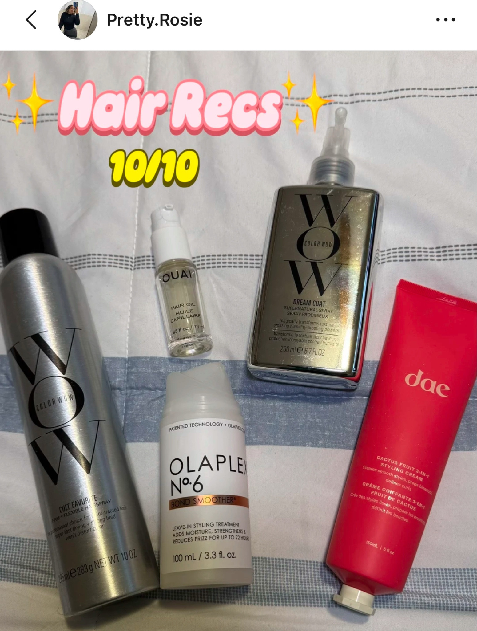 Hair Recs 10/10

#LTKStyleTip #LTKFindsUnder50 #LTKBeauty