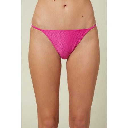 O Neill NEON PINK Juniors Textured Hipster Bikini Swim Bottom US X-Large | Walmart (US)