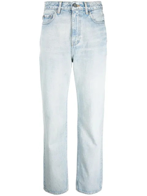 straight-leg high-rise jeans | Farfetch Global