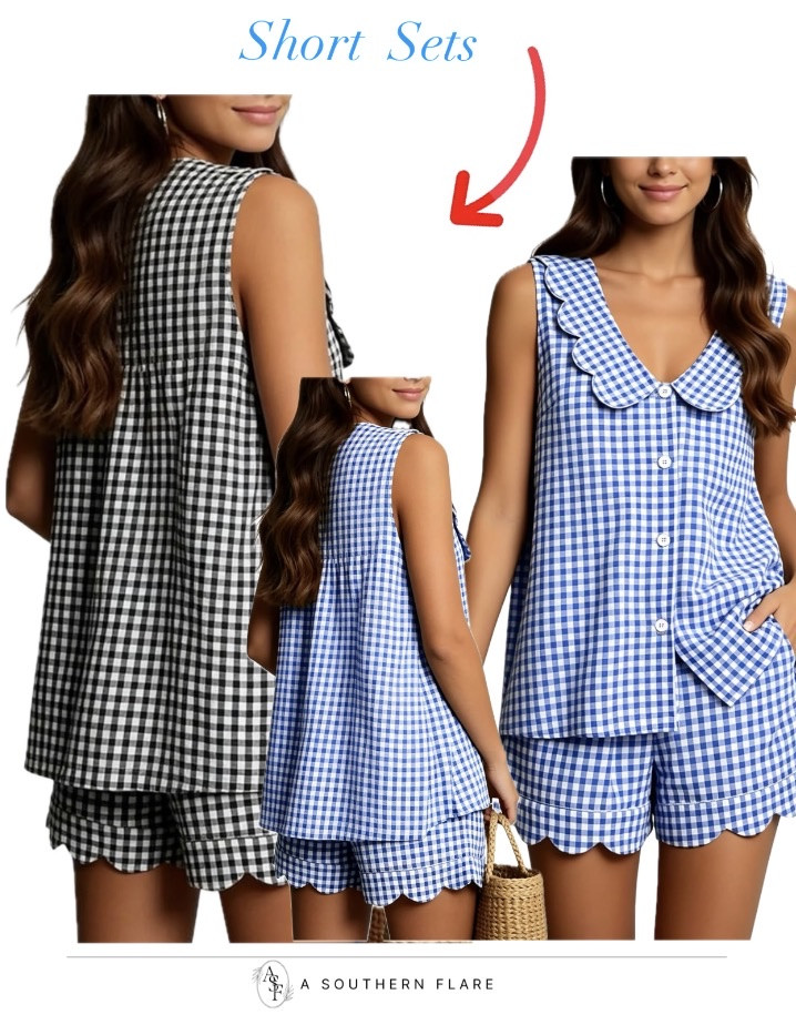 stylish summer sets! Perfect for any sunny adventure. #SummerFashion #BeachReady / womens summer set, statement earrings, sundress, ruffled blouse, sunglasses, casual dresses

#LTKWorkwear