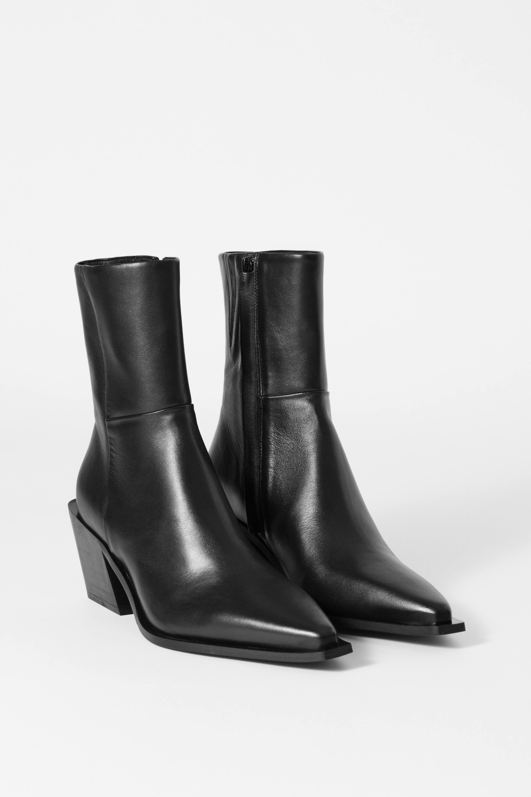 Sleek Leather Cowboy Boots | H&M (UK, MY, IN, SG, PH, TW, HK)