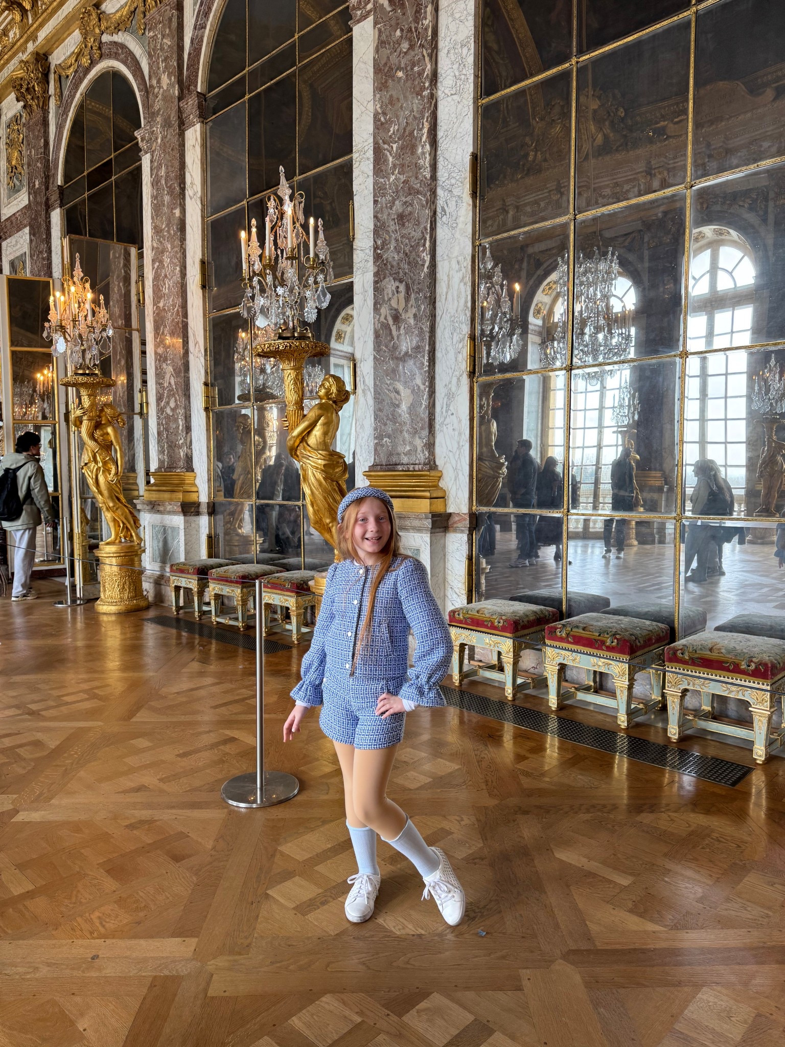 Lila in Paris! Linked everything (except the headband which is sold out.) Everything has run true to size. She is 10 years old and wears a size 10 in tops and bottoms. ✨✨

#LTKKids #LTKSpringSale #LTKFamily