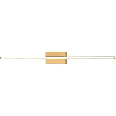 Modern LED Vanity Light Bar, Gold 36in LED Bathroom Vanity Light Fixtures, Long Linear Vanity Lig... | Amazon (US)
