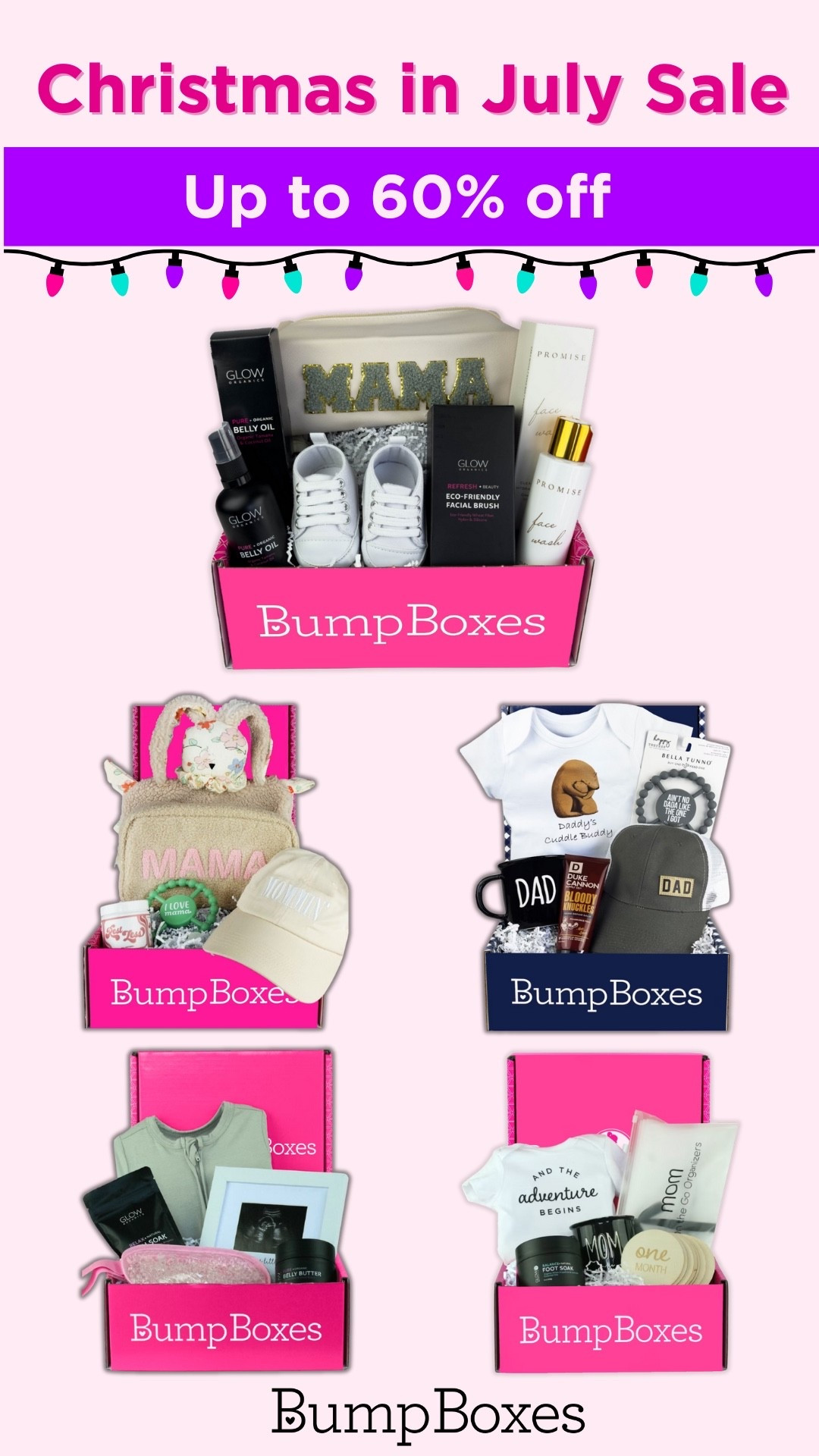 Hey mamas! BumpBox is having a Christmas in July sale! Join now for only $19.99 plus add a free bonus gift! 

Use code LTK15 + XMAS15 for 15% off Gift Boxes + FREE shipping 

#LTKBaby #LTKBump
