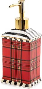 MACKENZIE-CHILDS Soap Pump Dispenser, Decorative Liquid-Soap Dispenser for Bathroom or Kitchen, R... | Amazon (US)
