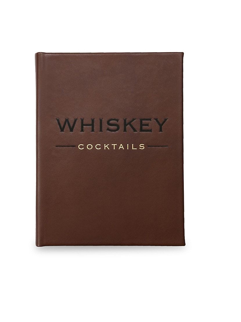 Whiskey Cocktails Leather-Bound Book | Saks Fifth Avenue