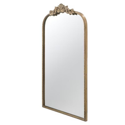 Dexmalle Wall Mounted Mirror with Baroque Gold Arch Frame | Target