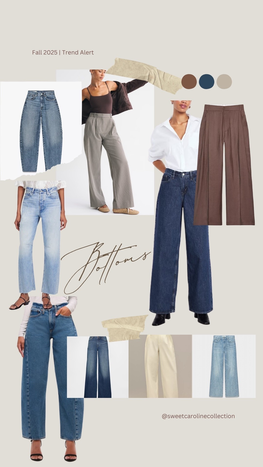 Fall 25’ Trend Alert 🍂

Denim: barrel jeans & wide leg pants, and trousers

Fall, jacket, coat, aritzia, banana republic, Abercrombie and fitch, revolve, madewell, denim, trench coat, leather coat, suede jacket, wool coat, blazer, quilted coat, Michael kors jacket, polo hat, baseball hat, belt, Ralph Lauren, vest, Thanksgiving outfit, men’s fashion, cardigan, jeans, denim, vans, Fall fashion, style, thanksgiving, outfit inspo, trendy, Tory Burch, turtleneck, ribbed top, long sleeve top, leather pants, tan pants, brown pants, straight pants, revolve, Bardot, gap, lulus, neiman Marcus, Nordstrom, earrings, hoops, ring, belt, lipstick, makeup, charlotte tilbury, commando, j.crew, express, old navy, Anthropologie, madewell, tuckernuck, coach, Ralph Lauren, dinner, Sunday, Abercrombie and fitch, brunch, holiday style, classy, classic, trendy, new arrivals, under 200, under 100, under 50, cyber week, sale alert, holiday outfit, leather pants, plaid blazer, booties, madewell, j.crew, revolve, Amazon, Sam Edelman, old navy, Anthropologie, Nordstrom rack, Talbots, Allegra James, bodysuit, thanksgiving, Black Friday, sale, sweet Caroline collection

#LTKstyletip #LTKHoliday 

#LTKFindsUnder100 #LTKStyleTip #LTKSeasonal