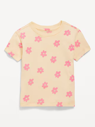 Printed Short-Sleeve T-Shirt for Toddler Girls | Old Navy | Old Navy (US)