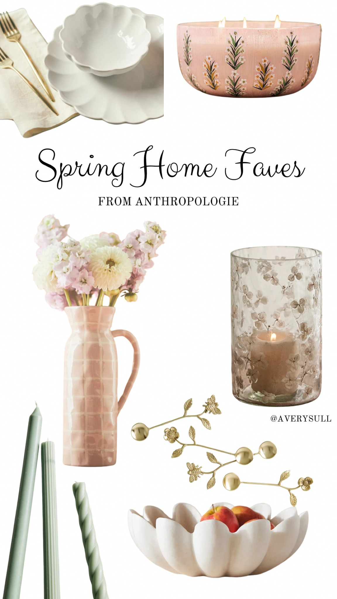 Just some of the many home items that are getting me inspired for spring! All from Anthropologie. Really loving all of the soft pastels as we transition to spring! 🌸

#LTKSeasonal #LTKstyletip #LTKhome