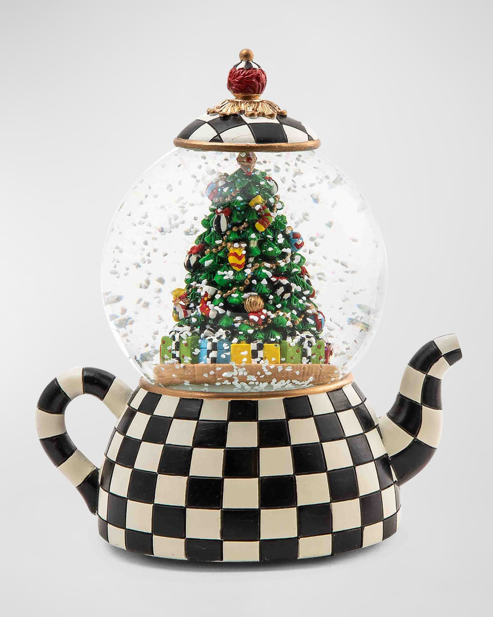 Courtly Teapot Snow Globe | Neiman Marcus