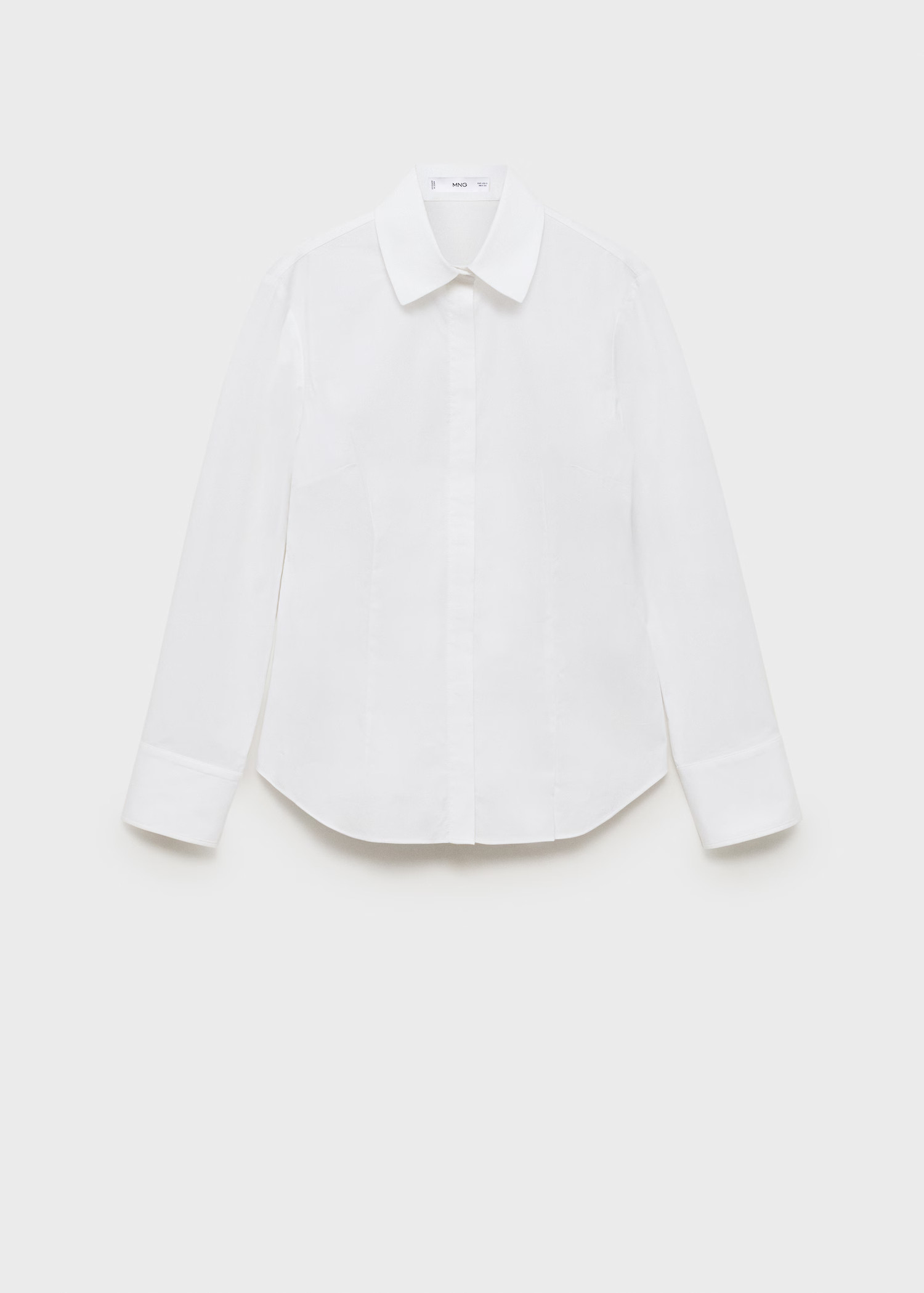Slim-fit poplin shirt | MANGO (UK)