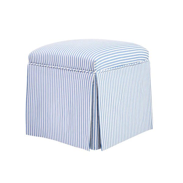 Caroline Skirted Ottoman | Caitlin Wilson Design