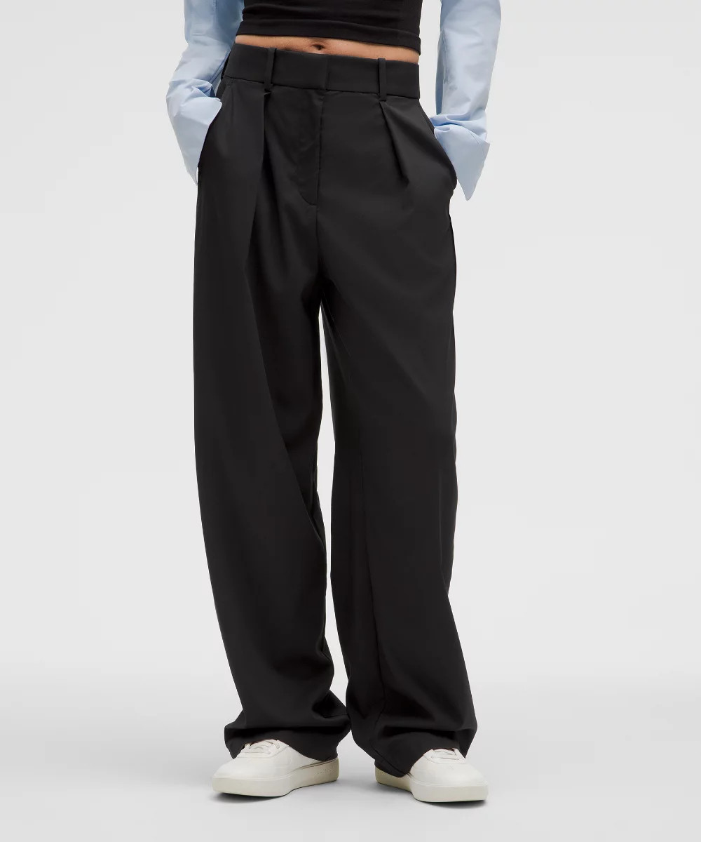 Pleat-Front High-Rise Trouser  Regular | lululemon (AU)
