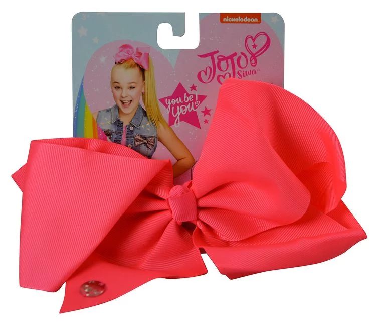JoJo Siwa Signature Collection Hair Bow - Neon Pink | Walmart (US)